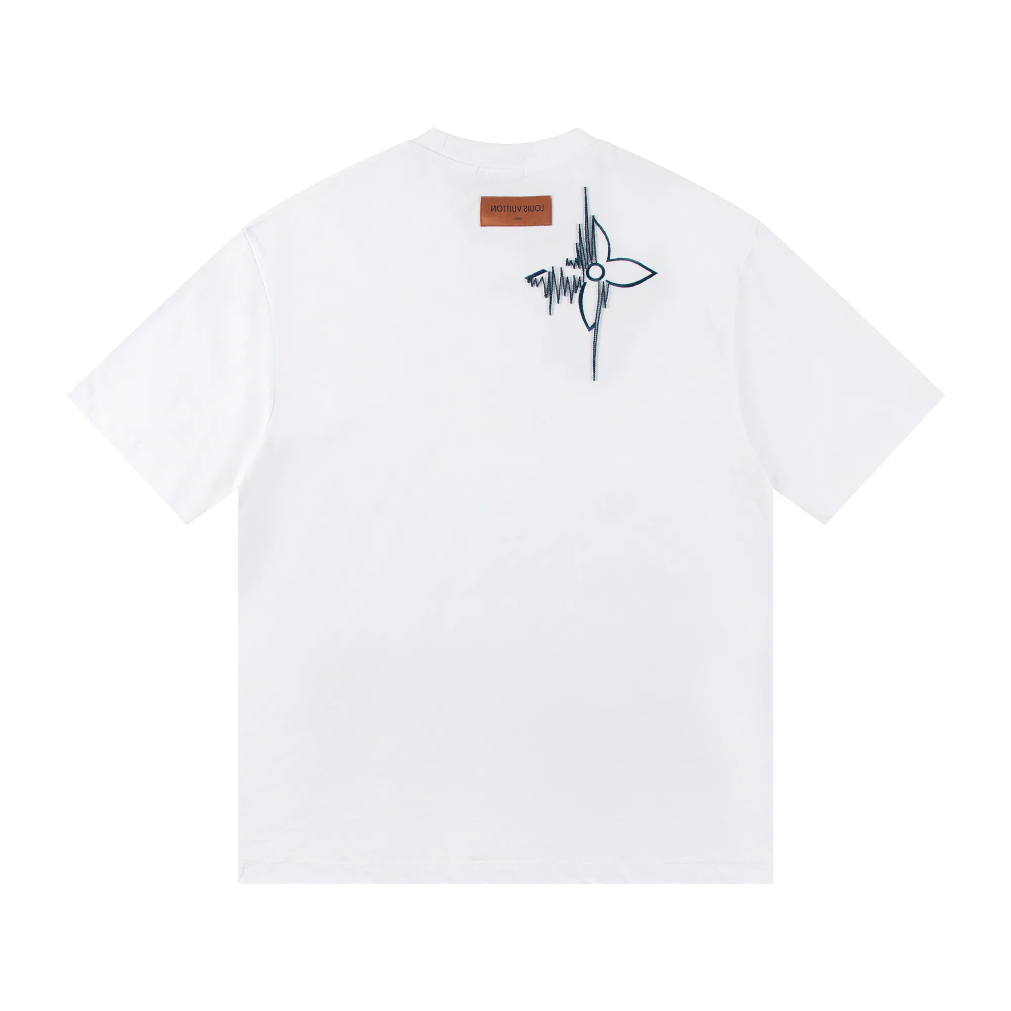🅿️160 Style: 2026 new Louis Vuitton short-sleeved T-shirt Material: High version 300g double yarn combed cotton Size: S～XL Color: black white Style number: H2003